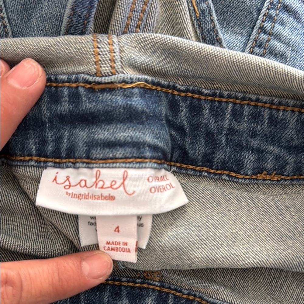 Isabel Maternity by Ingrid & Isabel Blue Denim Overalls